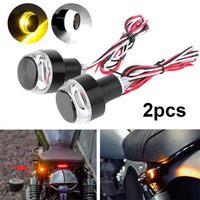 Luz LED DRL para Motocicleta, Intermitente para Manillar de 22mm, Luz Intermitente de Circulación Diurna, Accesorio para Moto, 12V, Novedad
