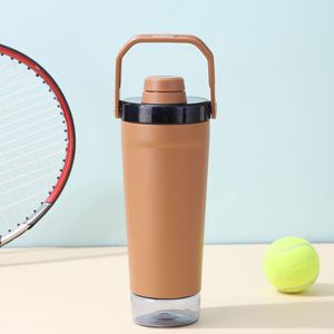 Kit Cadeau Bouteille Shaker en Acier Inoxydable 304 de 700 ml avec Poignée et Petits Gobelets pour la Salle de Sport, les Véhicules et les Activités de Plein Air - Product Image 2