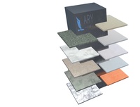 Vente au détail de plaques métalliques multifonctionnelles, panneaux d'affichage de carreaux géométriques, supports et supports en pierre de quartz à vendre