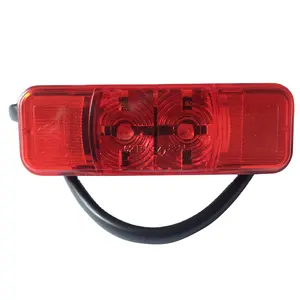 Streetwear — feu de dégagement de lampe de Position arrière, approuvé emmark ECE, lentille rouge ou blanche, série AL28, 72mm, 2.8 pouces