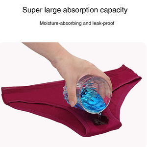 Culottes menstruelles écologiques personnalisables, taille basse, ODM, pour femmes et adolescentes, anti-fuites, lavables, absorbant le flux - Product Image 3