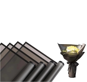 उच्च गुणवत्ता के पर्यावरण के अनुकूल कोरियन वाटरप्रूफ पैकेजिंग पेपर ठोस रंग एज मैट रैपिंग पेपर बुक्विट्स हॉट सेलिंग फूल - Product Image 1