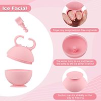 Rouleau à glaçons en silicone pour le visage, le cou, le corps et les yeux.
