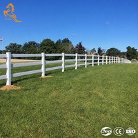 Clôture pour chevaux en PVC blanc, 2/3/4 rails, clôture de paddock en vinyle pour arène équestre, ferme d'élevage, clôture de terrain
