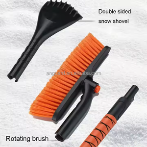 2024 gros accessoires de voiture en plastique personnalisables grattoir à glace réglable pelle à neige véhicule <span class=keywords><strong>brosse</strong></span> à neige - Product Image 6