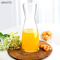 33oz En Verre Sodocalcique Verre Clair Pichet D'eau Sans Poignée Pichet D'eau Sans Couvercle