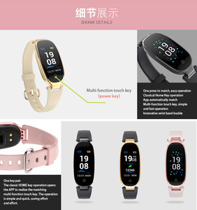 Ladies S3 Smart Watch Waterproof Lady Women Heart Rate Monitor Fitness Tracker Smart Band for Android IOS Ladies S3 Smart Band - Product Image 6