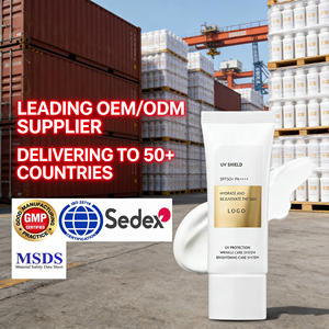 Crema de Loción de <span class=keywords><strong>Protector</strong></span> Solar Coreano de Marca Blanca OEM Tono de Larga Duración Bloqueador Solar <span class=keywords><strong>Facial</strong></span> Orgánico Resistente al Agua FPS <span class=keywords><strong>50</strong></span> <span class=keywords><strong>Protector</strong></span> Solar Mineral - Product Image 6