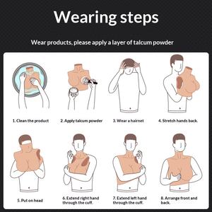 Artificial breast silicone breast implants, male to female transition, cross-dresser, breasts, costume silicone garments<strong>.</strong> - Product Image 4