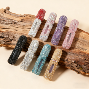 5ml High-quality Factory Wholesale Crystal Stone Bottom Reusable Mini Perfume <b>Bottle</b> with Lid - Product Image 2
