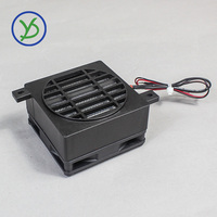 Chauffage électrique thermostaté PTC YIDU 100W 24V avec ventilateur, élément chauffant pour incubateur d'œufs 106*80mm
