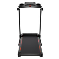 Nouveau design de tapis roulant électrique pliable portable avec écran LED, inclinaison automatique, surveillance de la fréquence cardiaque pour la marche et le fitness à domicile ou au bureau