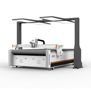 Machine de découpe rotative automatique 1625 avec caméra pour tissus imprimés, denim, toile, textile – Découpe rapide - Product Image 3