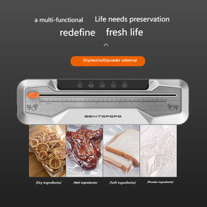 Nouvelle machine de mise sous vide intelligente pour la conservation, scelleuse plastique pour aliments secs et humides avec coupe-sac et 10 sacs sous vide - Product Image 3