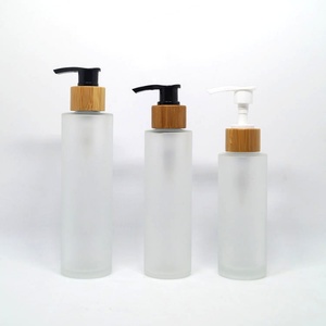 Luxury Cosmetics Packaging Glass Bottle Sets Empty Glass Cream Jar and Pump <b>Spray</b> Bottle Skin Care Set Face Cream Lotion Bottle - Product Image 3