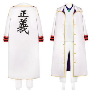Anime Navy <span class=keywords><strong>Karp</strong></span> conjunto completo de Cos Teniente General Luffy abuelo capa de Halloween conjunto completo de Cosplay - Product Image 5