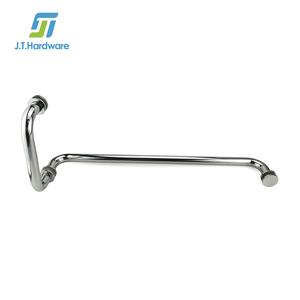 SD loạt thép không gỉ 3/4 "19mm hình ống Phòng tắm kính cửa kéo xử lý khăn thanh kết hợp - Product Image 3