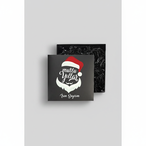Personalized <b>Empty</b> Christmas Design <b>Gift</b> <b>Box</b> with Name 1 Piece Holiday Ornament Supply - Product Image 2