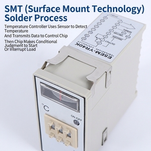Controlador de Temperatura <span class=keywords><strong>Digital</strong></span> XRKC E5EN con Ajuste de Dial E5EM 0-399 ℃   Termostato de Puntero ODM/OEM, Instrumento Industrial - Product Image 5