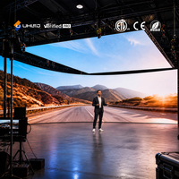 Écran LED de location professionnel UHLED P3.91, taux de rafraîchissement élevé 7680Hz, panneau mural vidéo LED extérieur pour exposition