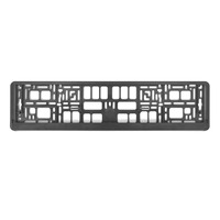 Cadre de plaque d'immatriculation personnalisé en plastique étanche de style sport gravé au laser pour les trophées de plaques d'immatriculation de voiture allemandes/