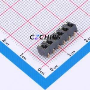 GT-BTP30006-0500B-015A Blade/Spring Contact Battery Connector SMD,P=3mm Connector Spring Contact Type 3mm 6P Horizontal Mount - Product Image 2