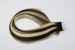 Extensions de cheveux invisibles à bandes adhésives AVIVA, <span class=keywords><strong>prix</strong></span> d'usine, <span class=keywords><strong>100</strong></span>% cheveux humains vierges, pré-coupées, pour volume et longueur - Product Image 2
