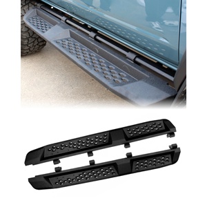 Estribos para Ford <span class=keywords><strong>Bronco</strong></span>, Mejora al Estilo Raptor, Estribos Laterales de 4 Puertas, Barras Nerf para <span class=keywords><strong>Bronco</strong></span>, Piezas Modificadas - Product Image 1