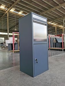Boîte à colis en métal durable, boîte à colis en acier inoxydable, boîte à courrier en acier de <span class=keywords><strong>grande</strong></span> taille à poser au sol, boîte à courrier extérieure - Product Image 6