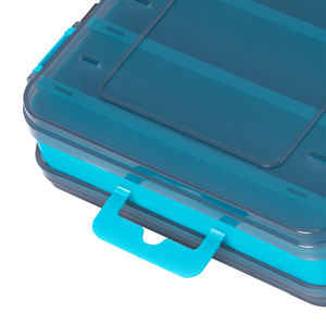 Çift taraflı depolama 19.5*13.5*3.5cm profesyonel cazibesi yem olta takımı kutu balıkçılık malzemeleri aksesuarları balıkçılık aracı kutusu - Product Image 5