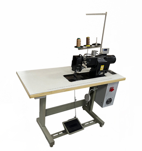 Computer Direct Drive Double Needle Triple Synchronous Lock Stitch Industrial <b>Sewing</b> <b>Machine</b> RN-4420D4 <b>Automatic</b> Wire Cutting - Product Image 2