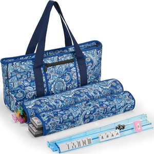 Bolsa Rectangular Impresa para Guardar el Juego de Mahjong Americano, Estuche Completo para el Juego de Mahjong Occidental Americano - Product Image 4