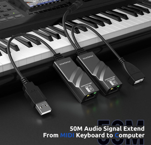 Extension USB 2.0 de 50 m vers <span class=keywords><strong>RJ45</strong></span> sur connexion Cat5e/ Cat6 jusqu'à 50 mètres, adaptateur d'extension Ethernet Version sans pilote - Product Image 6