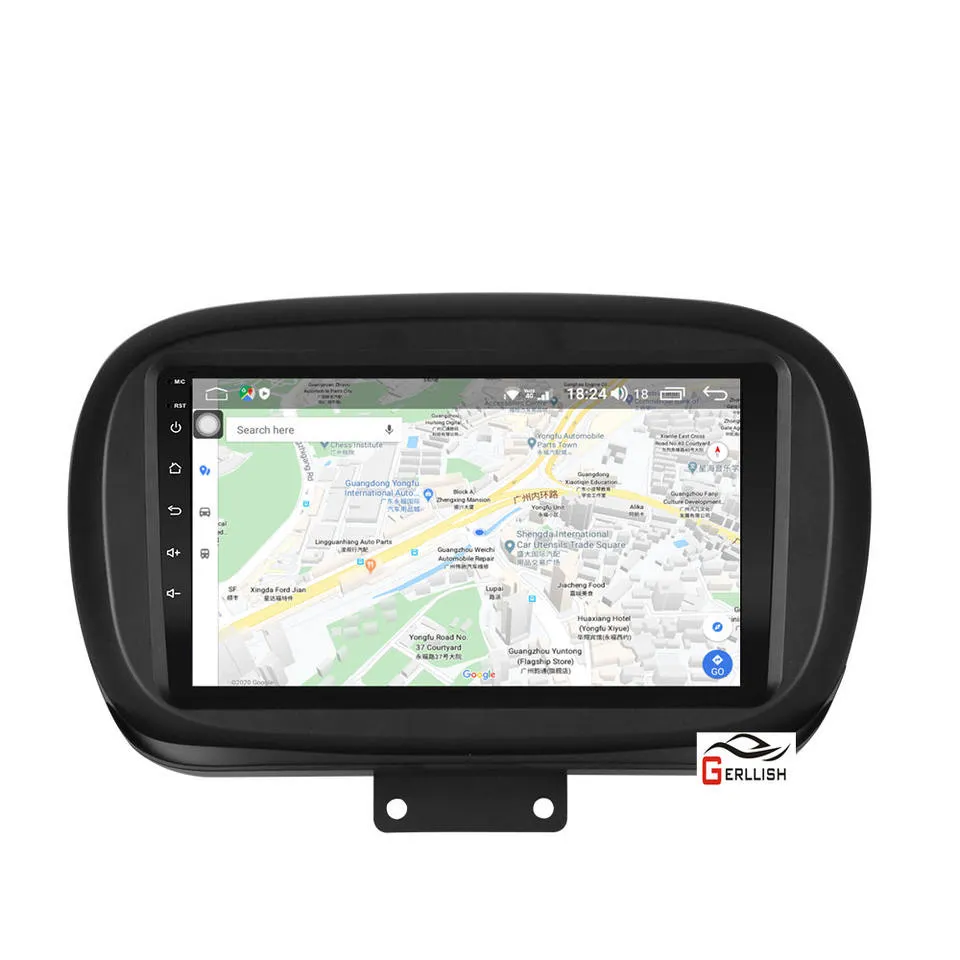 Touch screen android car audio radio stereo dvd player for Fiat 500X 2015-2019 multimedia video player gps navigation