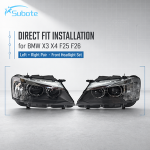 Phares LED Subote 12V 6000K de haute qualité, plug-and-play, pour X3 X4 F25 F26, avec 4000 lumens de lumière blanche - Product Image 1