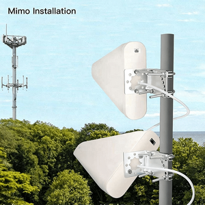 เสาอากาศแบบกำหนดทิศทาง GSM DCS WiFi 3G LTE 4G 5G 698-4000MHz กำลังขยายสูง 12dBi LPDA - Product Image 1