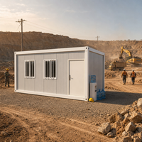 Maison conteneur préfabriquée à assemblage rapide avec épaisseur de panneau sandwich personnalisée pour projet de camp de travail à grande échelle