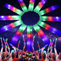 Bâtons lumineux personnalisés pour fêtes, baguettes lumineuses pour enfants, jouets, raves, anniversaires, mariages, Noël, Halloween