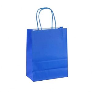 Paper Clothing Bags Black White Brown <b>Biodegradable</b> Kraft Environment Friendly Paper <b>Packaging</b> Shopping Bag - Product Image 6