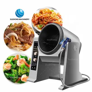 Tự động khuấy Fry máy xoay Chảo khuấy Fryer máy tự động xoay nhà hàng nhà bếp xoay máy xào