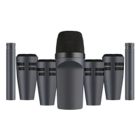 Microphone à condensateur professionnel pour batterie série BMG-E600 - Construction métallique filaire pour utilisation en studio