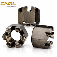 Écrous hexagonaux fendus à filetage grossier en acier au carbone de grade 5 RuiLi, écrous de blocage robustes, fixations, vente en gros, fournisseur OEM ODM