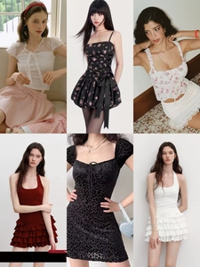 เดรสรัดรูปมีสายรัดของผู้หญิงเสื้อผ้าสุ่มสี - Product Image 2