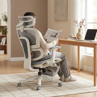 Chaise de bureau ergonomique personnalisée équipée de sièges réglables et d'accoudoirs 5D certifiée BIFMA X5.1 pour le bureau à domicile