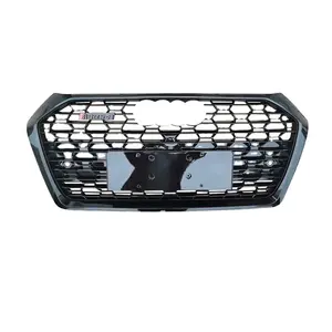 Hot Sale OEM Grille For Audi Q5 SQ5 Honeycomb Grill Front Bumper RSQ5 Facelift Mesh Grille 2019 2020 2021