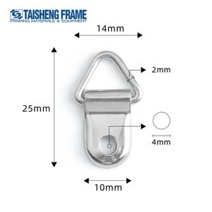 Маленькое <span class=keywords><strong>D</strong></span>-образное кольцо вешалка для фоторамки крючки для рамки - Product Image 2