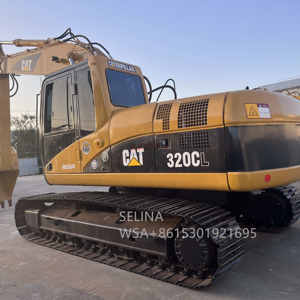 Excavatrice sur chenilles Caterpillar CAT320CL d'occasion à vendre, avec moteur et pompe hydraulique, stabilité hydraulique, d'origine américaine - Product Image 1