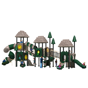 Công viên giải trí lớn trẻ em bán thương mại trẻ em trượt ngoài trời và đu chơi trượt sân chơi trẻ em - Product Image 1