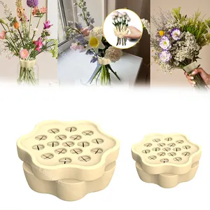 Producto de Venta caliente 2024 decoración de boda espiral Ikebana soporte de vástago en espiral para jarrones