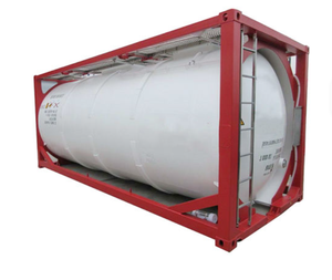 Conteneur ISO 20 pieds à prix d'usine pour stockage de solvant HCL, réservoir de liquide concentré acide - Product Image 5